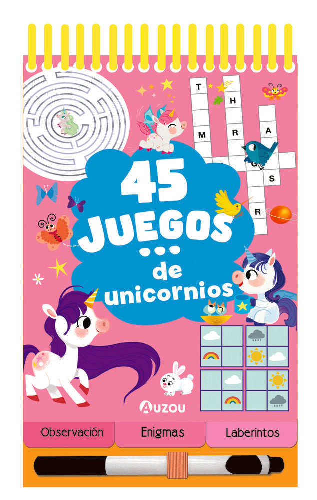45 JUEGOS DE UNICORNIOS, de AAVV | portada del libro