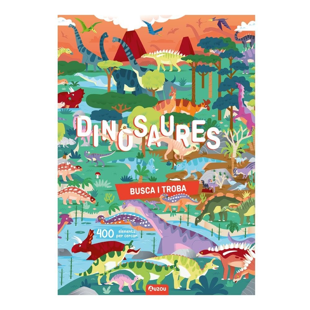 Cerca i troba dinosaures | portada del libro