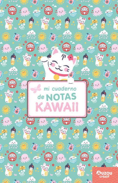 MI CUADERNO DE NOTAS - KAWAII, de AAVV | portada del libro