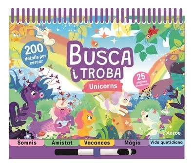 ESPIRAL. BUSCA I TROBA UNICORNS, de FARGEOT, MARIE | portada del libro
