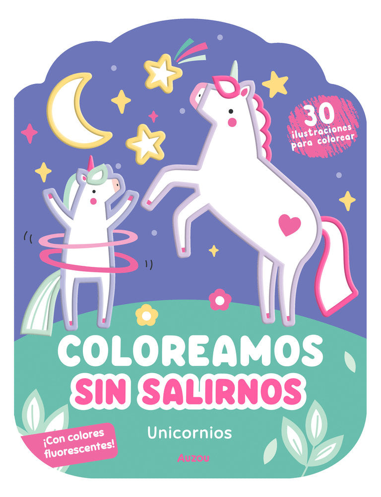 COLOREAMOS SIN SALIRNOS. UNICORNIOS, de GHATAORA, NINA | portada del libro