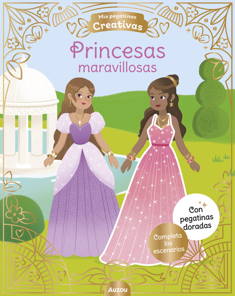 MIS 500 PEGATINAS CREATIVAS. PRINCESAS MARAVILLOSAS, de OPHELIE, ORTAL | portada del libro