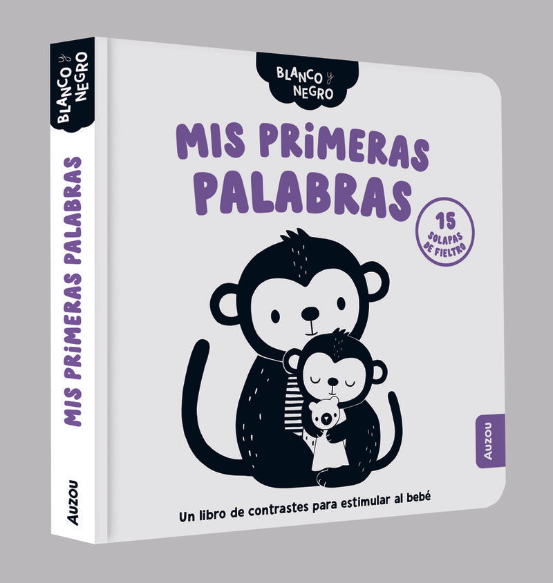 MIS PRIMERAS PALABRAS BLANCO Y NEGRO, de KENDALL, WENDY | portada del libro