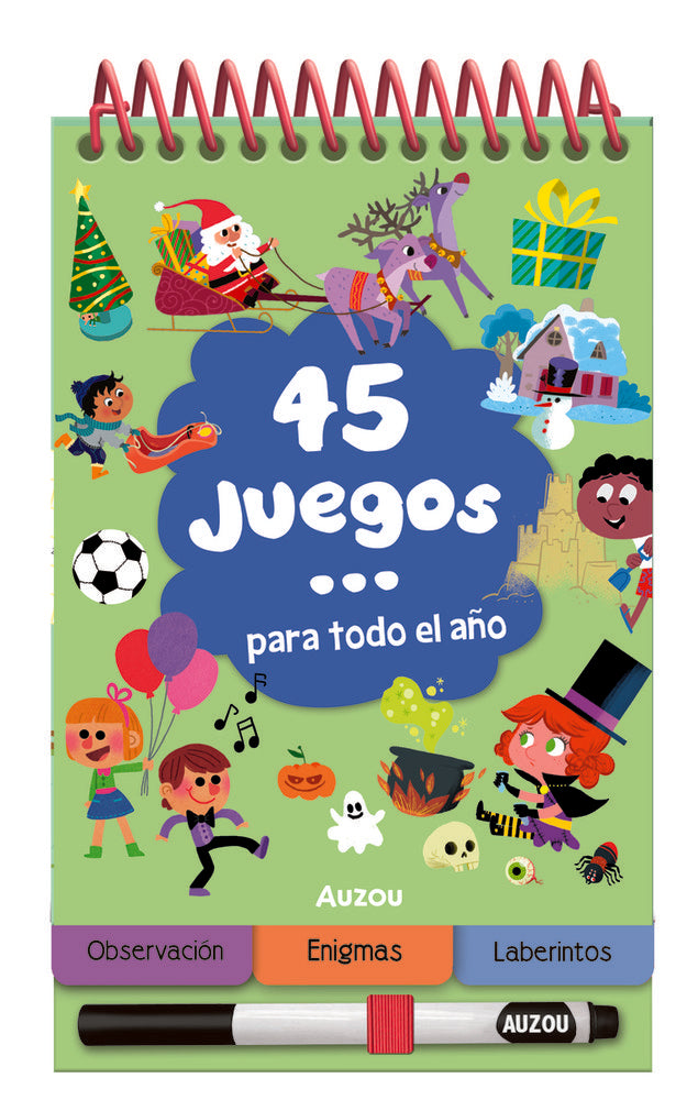 45 JUEGOS PARA TODO EL AÑO, de AA.VV. | portada del libro