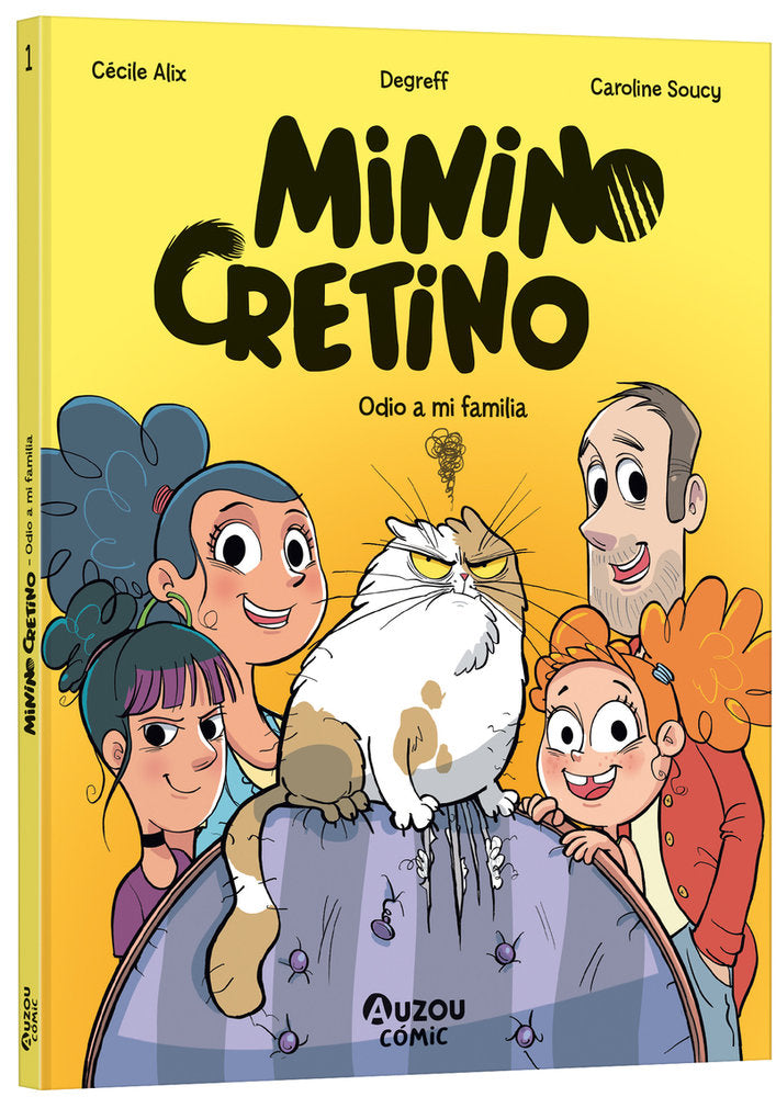 MININO CRETINO. NO ME GUSTA MI FAMILIA, de ALIX, CECILE | portada del libro
