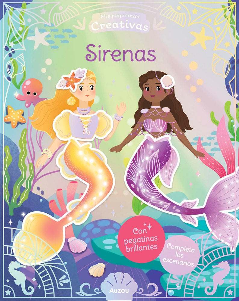 MIS 500 PEGATINAS CREATIVAS. SIRENAS, de OPHELIE, ORTAL | portada del libro