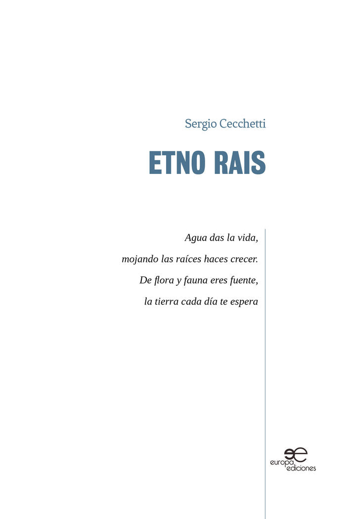 ETNO RAIS, de CECCHETTI, SERGIO | portada del libro