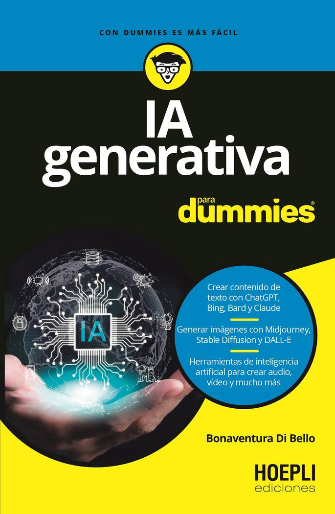 IA GENERATIVA PARA DUMMIES, de DI BELLO, BONAVENTURA | portada del libro