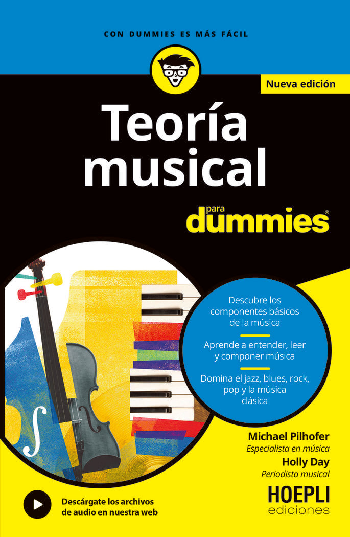 TEORIA MUSICAL PARA DUMMIES, de PILHOFER, MICHAEL | portada del libro