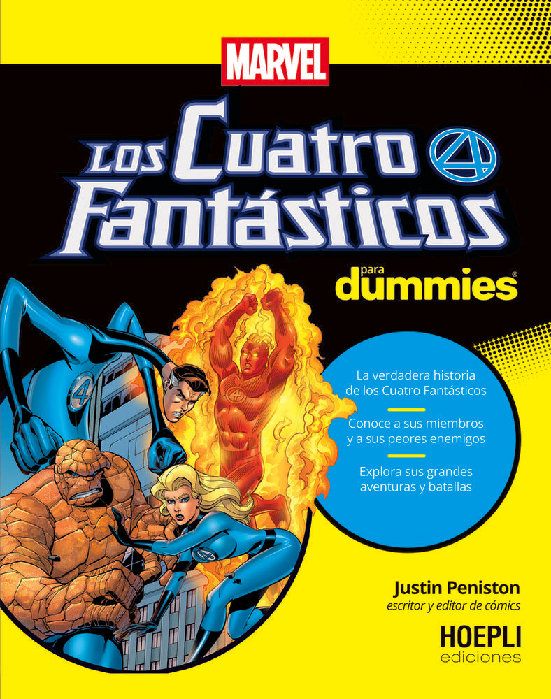 LOS CUATRO FANTASTICOS PARA DUMMIES, de PENISTON, JUSTIN | portada del libro