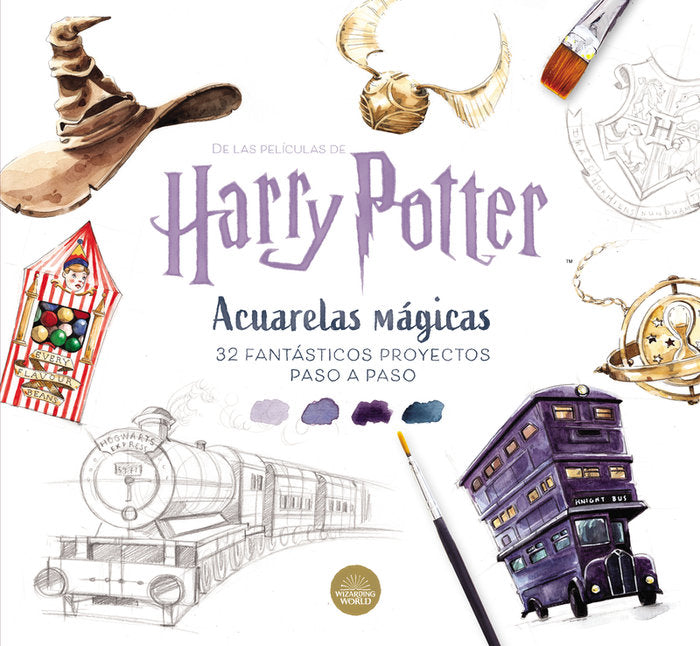 HARRY POTTER ACUARELAS MAGICAS, de POTTER, HARRY | portada del libro