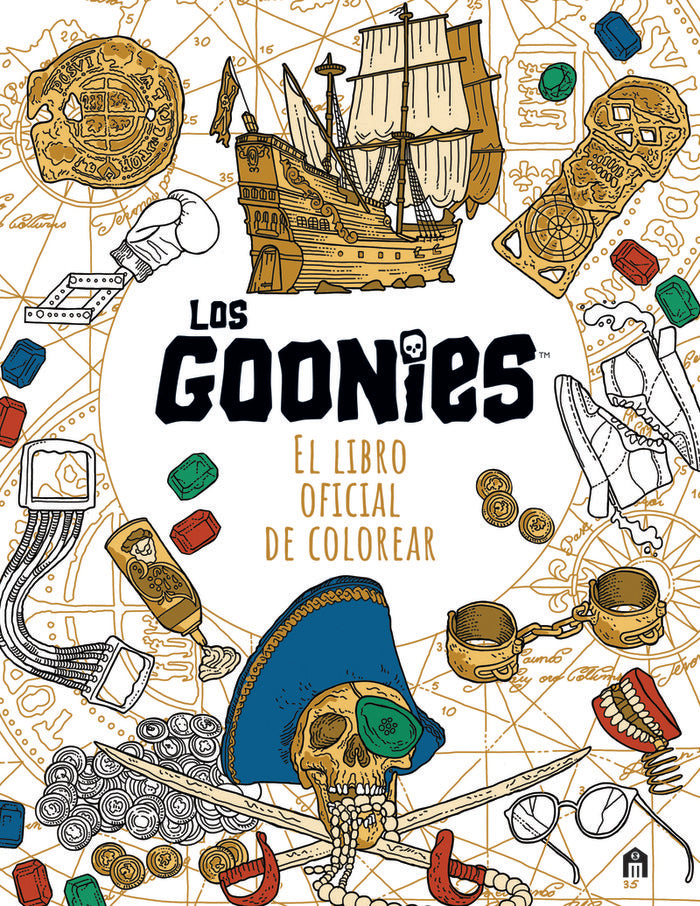 LOS GOONIES. EL LIBRO OFICIAL DE COLOREAR | portada del libro