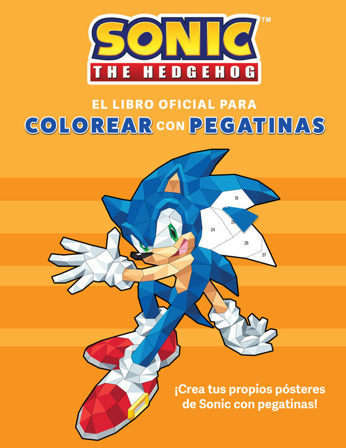 SONIC THE HEDGEHOG. EL LIBRO OFICIAL PARA COLOREAR, de , AA.VV | portada del libro