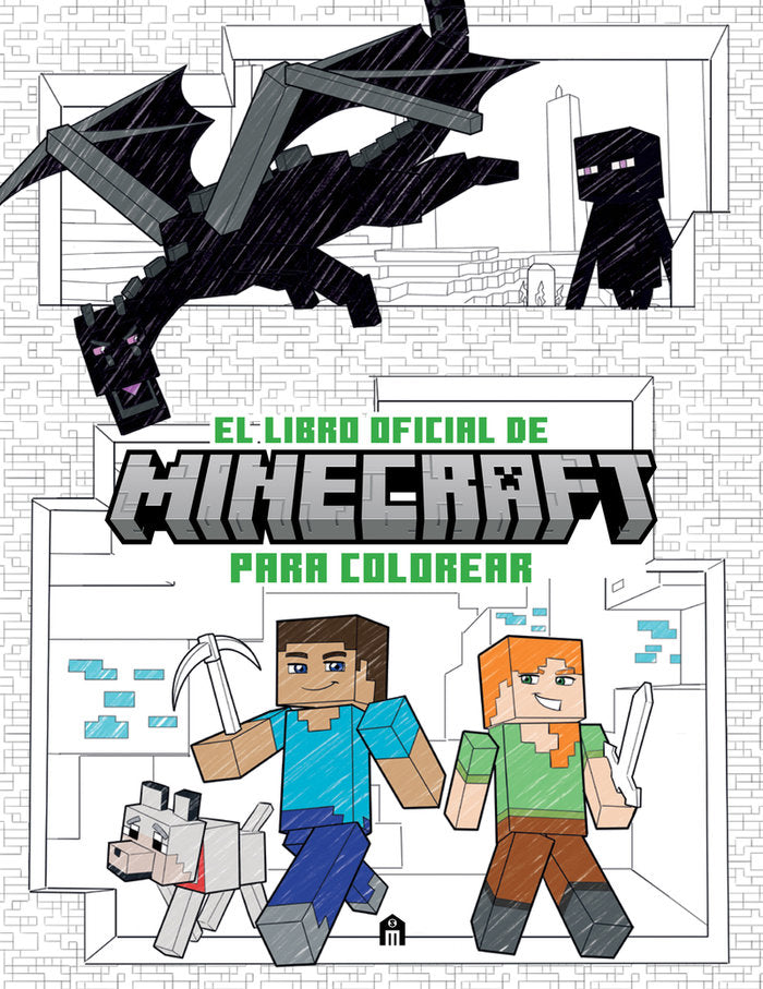 MINECRAFT. EL LIBRO PARA COLOREAR, de , AA.VV | portada del libro