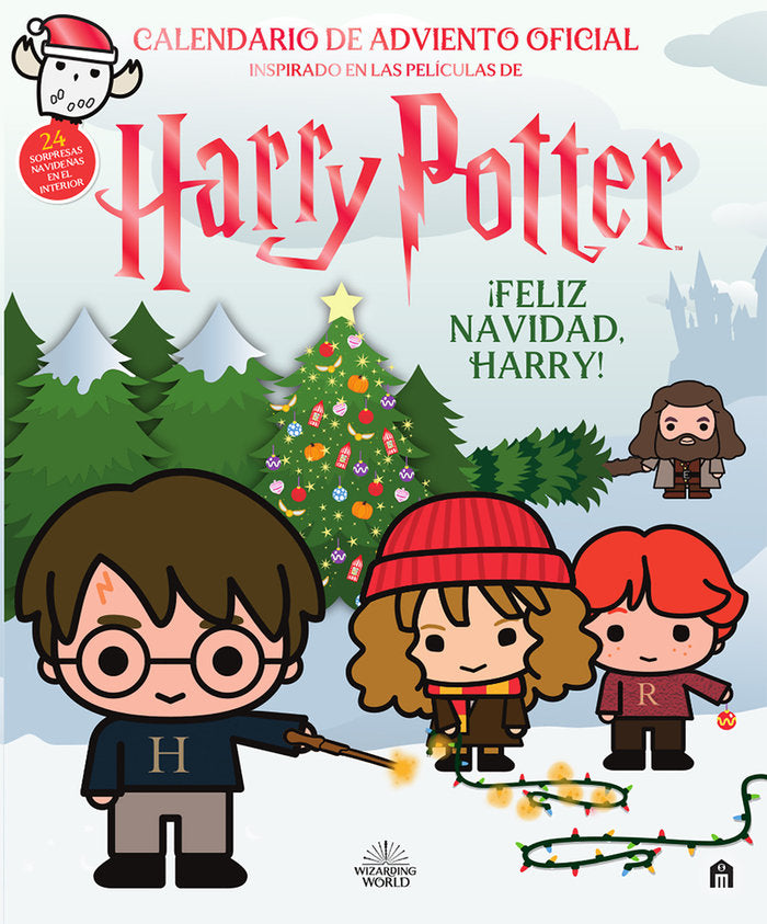 HARRY POTTER. CALENDARIO DE ADVIENTO OFICIAL, de WIZARDING WORLD, J.K. ROWLING | portada del libro