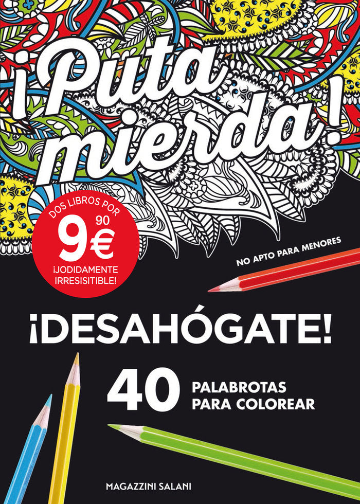PACK PALABROTAS PARA COLOREAR | portada del libro