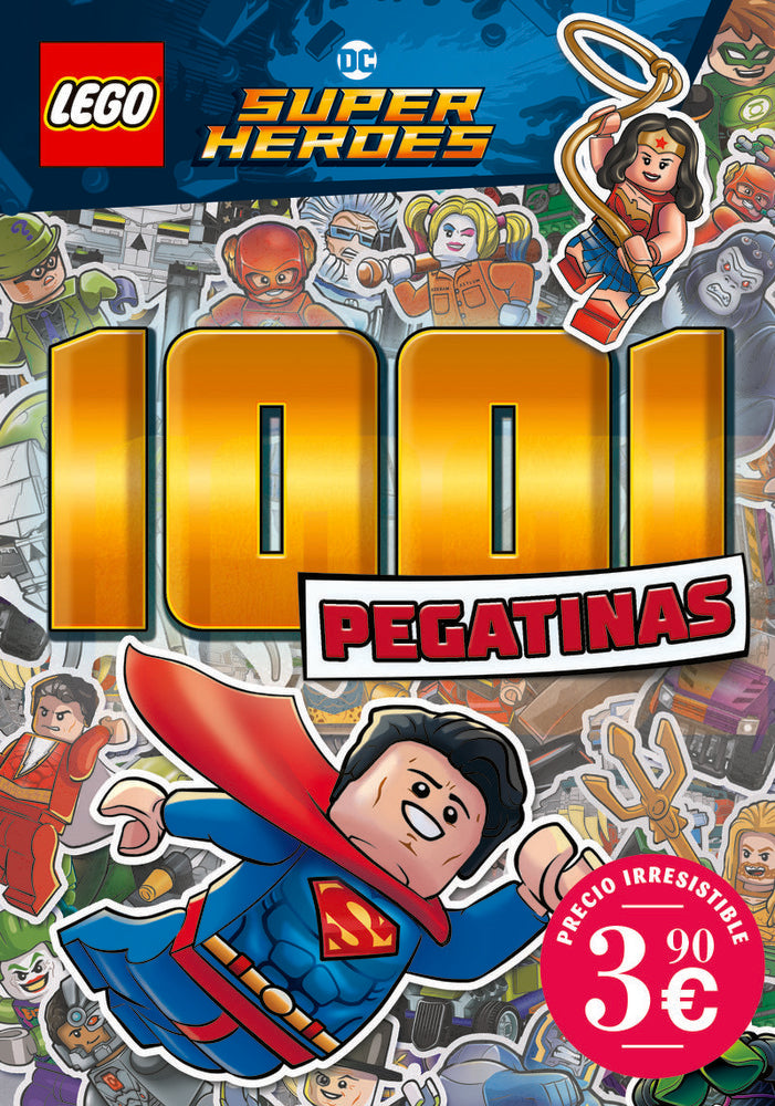 SUPER HEROES: 1001 pegatinas, de LEGO | portada del libro