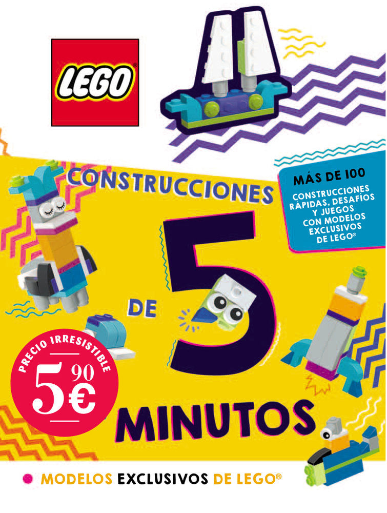 Construcciones de 5 minutos, de LEGO | portada del libro