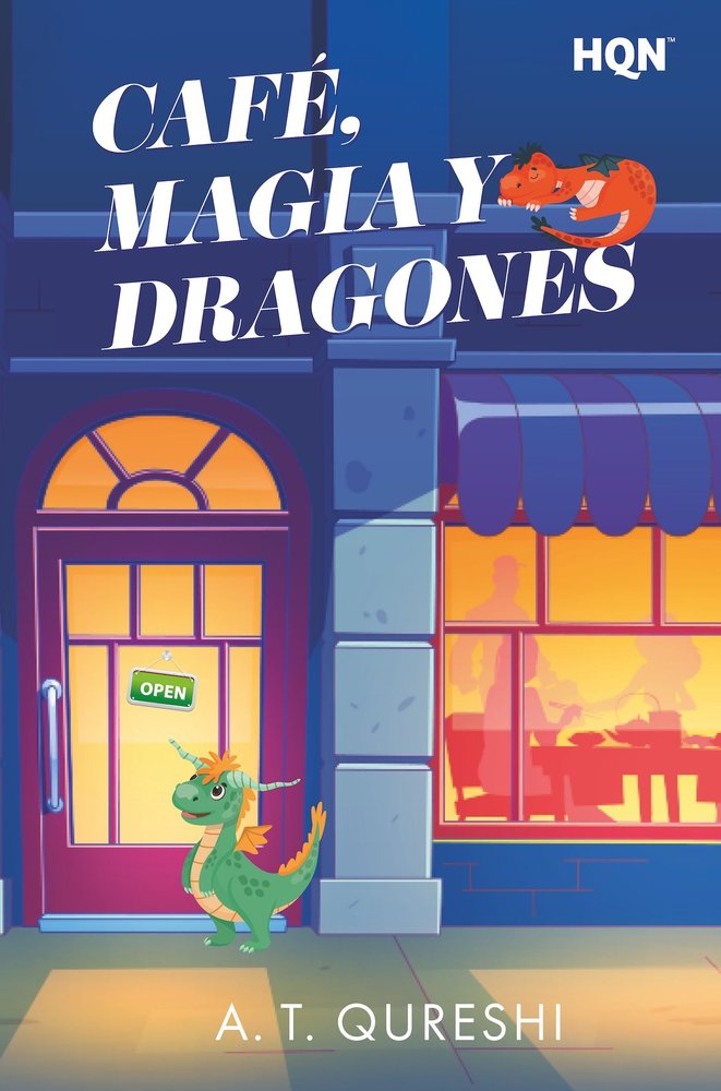 CAFE MAGIA Y DRAGONES, de QURESHI | portada del libro