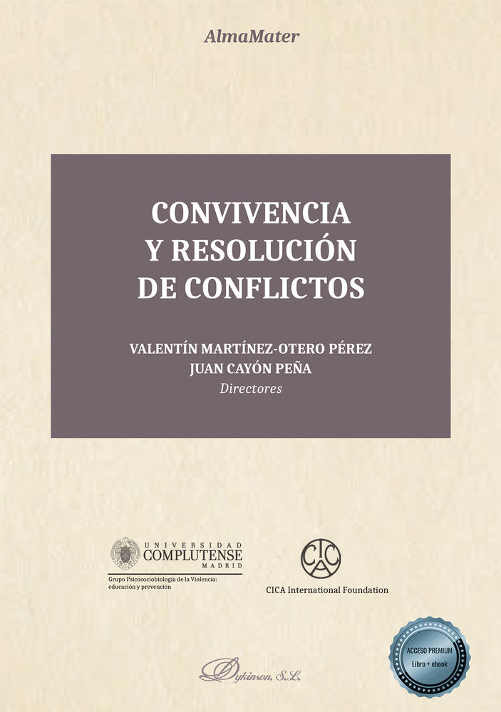 CONVIVENCIA Y RESOLUCION DE CONFLICTOS, de DELGADO MORAN,JUAN JOSE | portada del libro