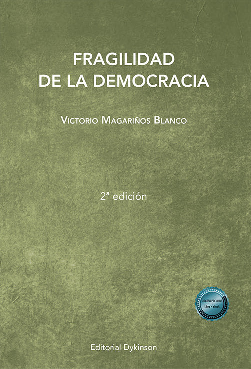 FRAGILIDAD DE LA DEMOCRACIA, de MAGARIÑOS BLANCO, VICTORIO | portada del libro