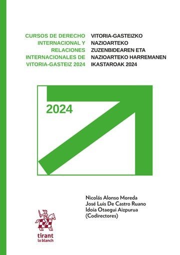 CURSOS DE DERECHO INTERNACIONAL Y RELACIONES INTERNACIONALES DE VITORIA- GASTEIZ, de ALONSO MOREDA | portada del libro