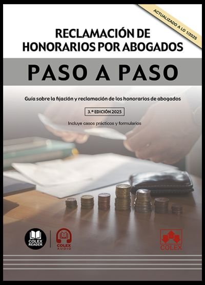 Reclamacion de honorarios por abogados paso a paso 3ª ed, de AA.VV. | portada del libro