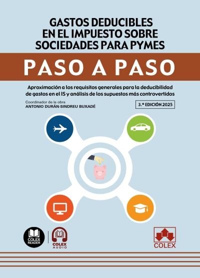 Gastos deducibles en el impuesto sobre sociedades para pyme, de AA.VV. | portada del libro