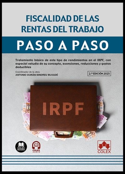 Fiscalidad de las rentas del trabajo 2ªed paso a paso, de AA.VV. | portada del libro