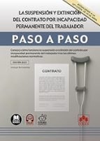 SUSPENSION Y EXTINCION DEL CONTRATO POR INCAPACIDAD PERMANENTE DEL TRABAJADOR, L, de Varios autores | portada del libro