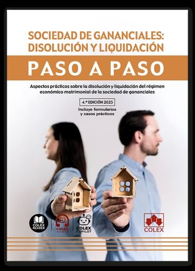 Sociedad gananciales disolucion y liquidacion 4ªed paso a p, de AA.VV. | portada del libro