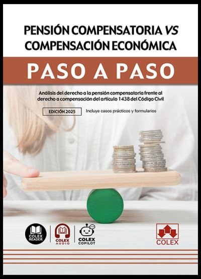 Pension compensatoria vs compensacion economica paso a paso, de AA.VV. | portada del libro