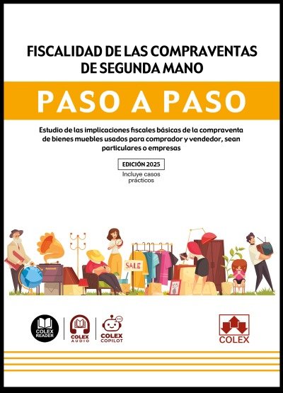 FISCALIDAD DE LAS COMPRAVENTAS DE SEGUNDA MANO PASO A PASO | portada del libro