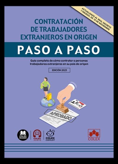 Contratacion de trabajadores extranjeros en origen paso a p, de AA.VV. | portada del libro