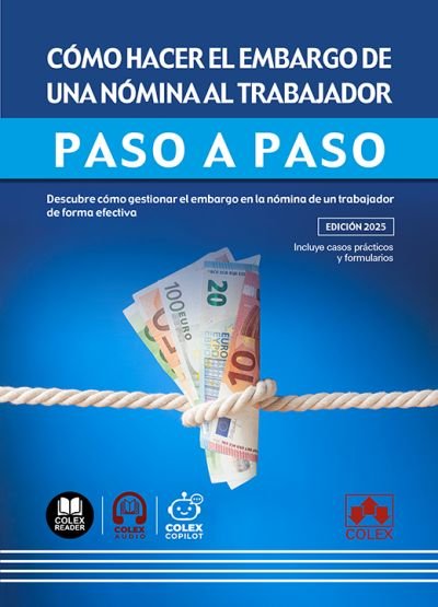 Como hacer el embargo de una nomina al trabajador paso a pa, de AA.VV. | portada del libro