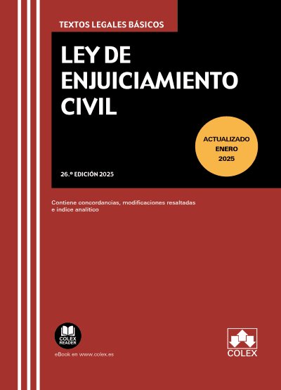 Ley de enjuiciamiento civil 27º ed, de AA.VV. | portada del libro