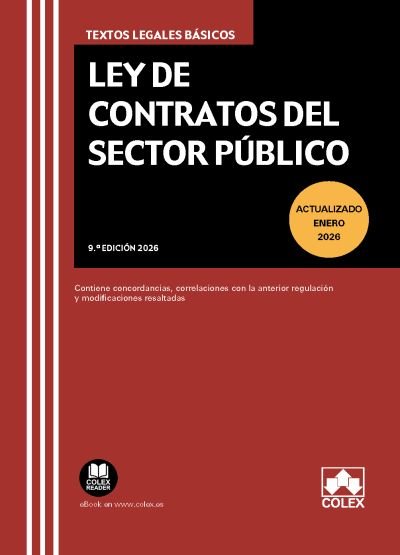Ley de contratos del sector publico 9ª ed, de AA.VV. | portada del libro