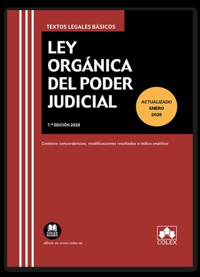 Ley organica del poder judicial 7ª ed, de AA.VV. | portada del libro