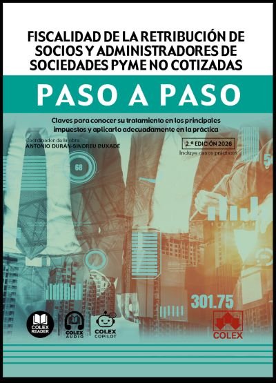 Fiscalidad retribucion socios y administradores pyme 2ª ed, de AA.VV. | portada del libro