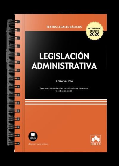 Legislacion administrativa 2ª ed encuadernacion con espiral, de AA.VV. | portada del libro