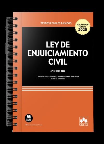 Ley de enjuiciamiento civil encuadernacion con espiral 2ªed, de AA.VV. | portada del libro