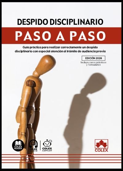 Despido disciplinario paso a paso, de AA.VV. | portada del libro