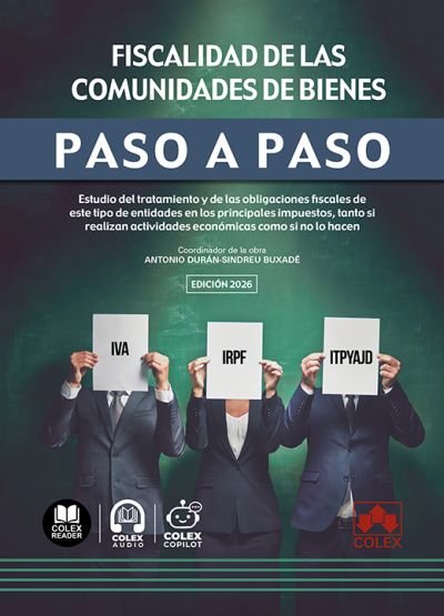 Fiscalidad de las comunidades de bienes paso a paso, de AA.VV. | portada del libro