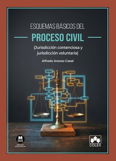 ESQUEMAS BASICOS DEL PROCESO CIVIL (JURISDICCION CONTENCIOSA Y JURISDICCION VOLU, de AREOSO CASAL, ALFREDO | portada del libr