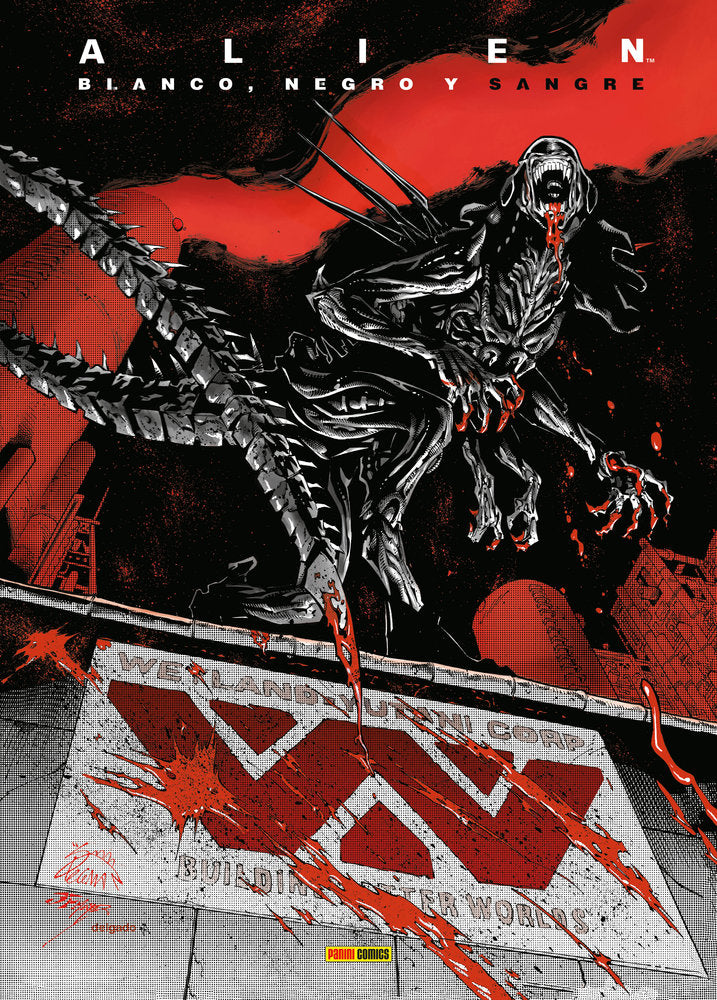 ALIEN: BLANCO, NEGRO Y SANGRE, de VVAA | portada del libro