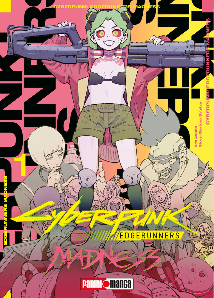 CYBERPUNK EDGERUNNERS: MADNESS 01, de ASANO | portada del libro