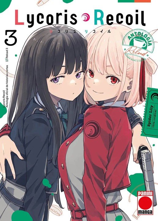 LYCORIS RECOIL - ANTOLOGIA: RELOAD 03, de SPIDER LILLY | portada del libro