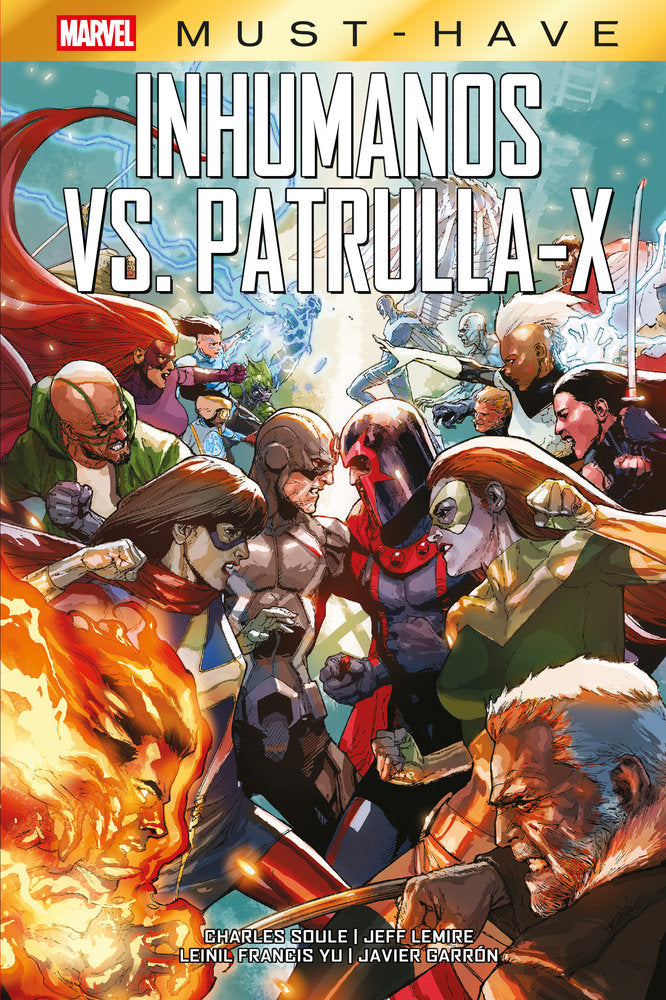 MARVEL MUST-HAVE. INHUMANOS VS. PATRULLA-X, de , CHARLES SOULE | portada del libro