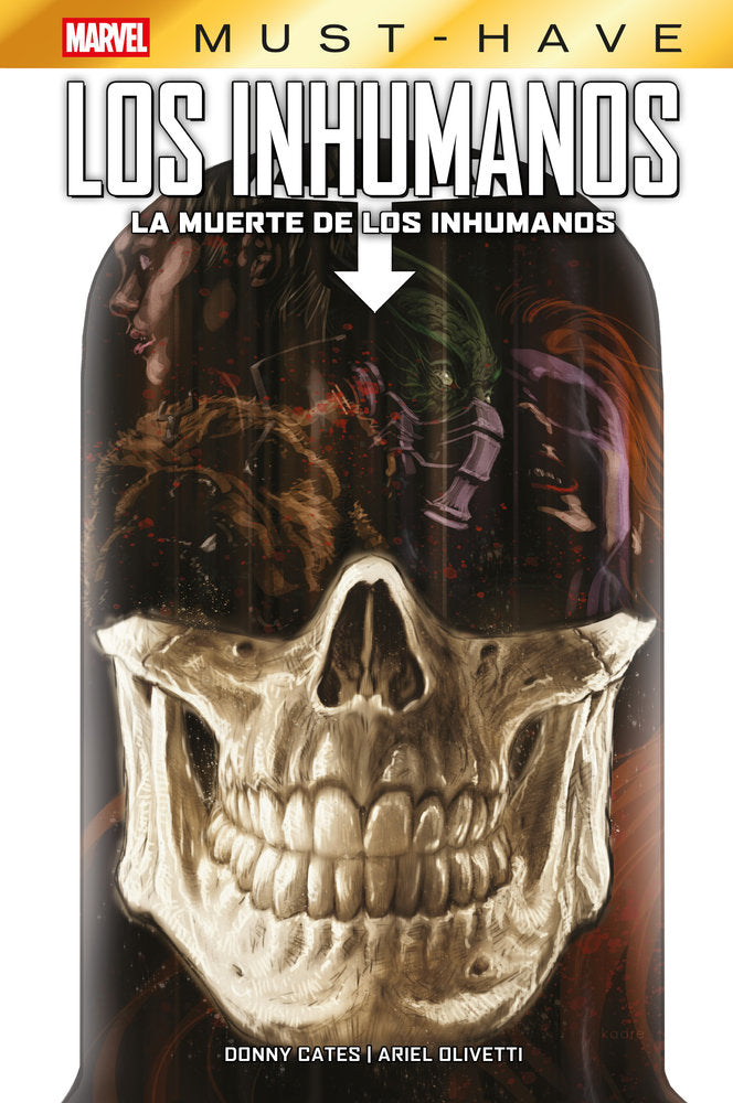 MARVEL MUST-HAVE. LA MUERTE DE LOS INHUMANOS, de DONNY CATES | portada del libro