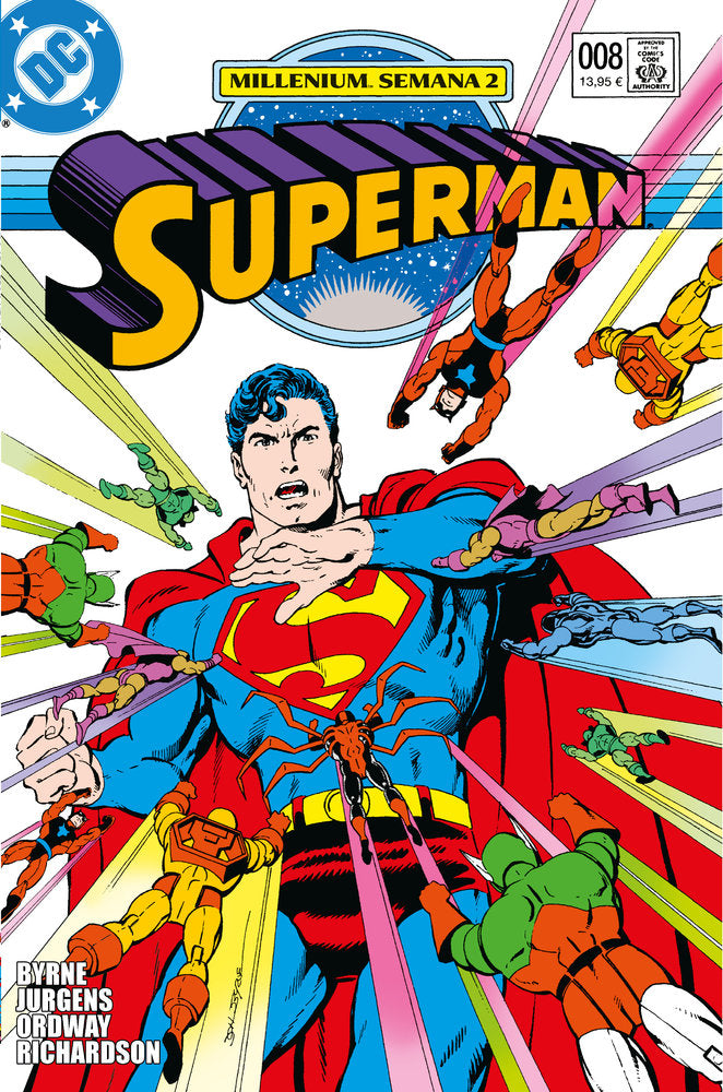 BIBLIOTECA SUPERMAN 8, de DAN JURGENS | portada del libro